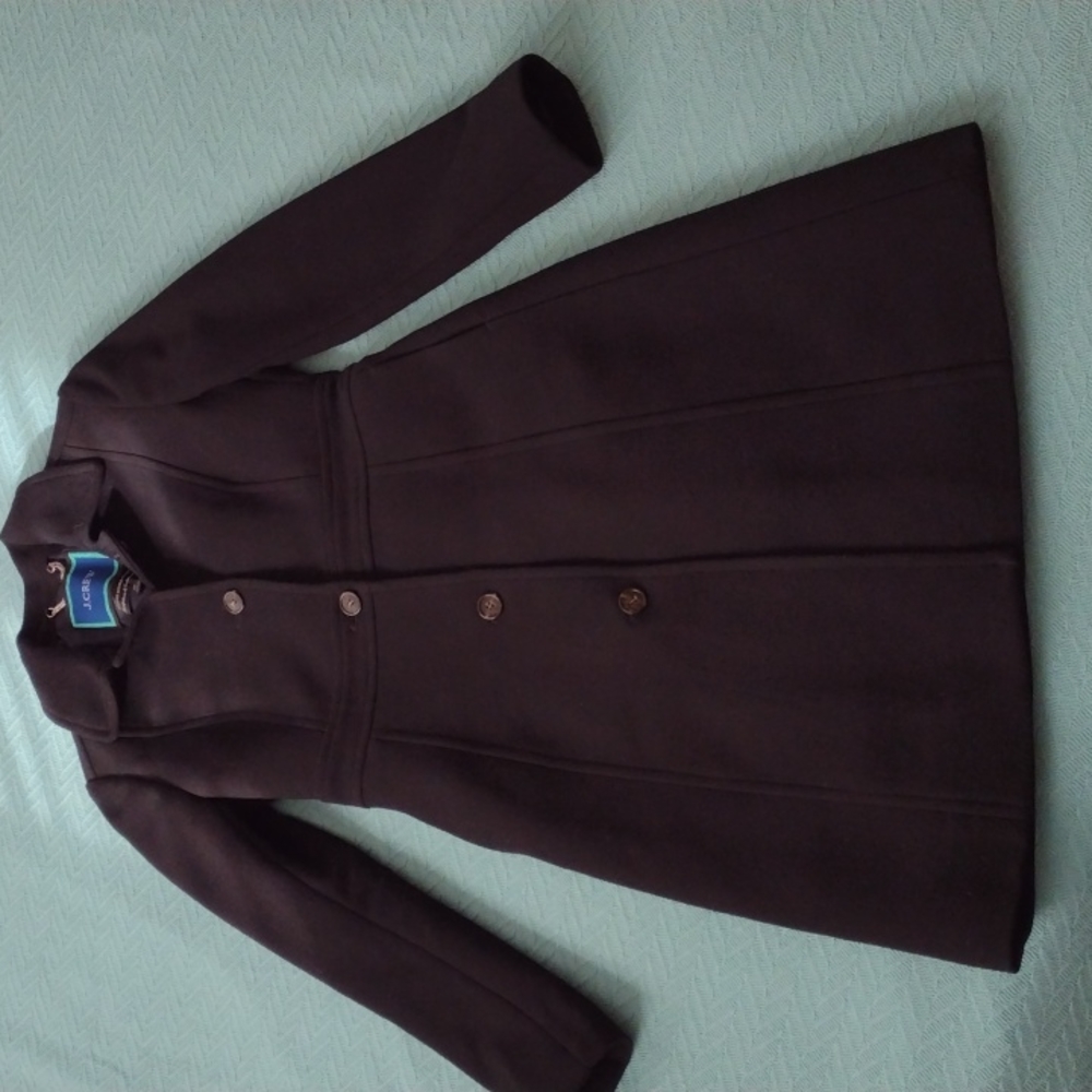 J.Crew Lady Day Double Cloth 4T Coat w Thinsulate